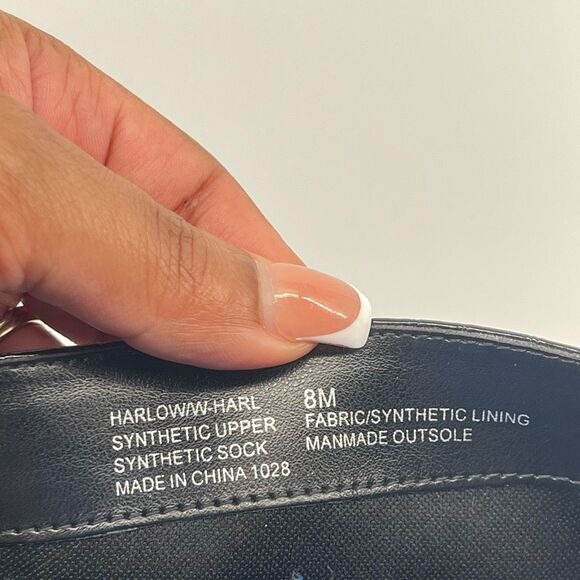 Steve Madden Harlow Black Croco Embossed Over The Knee High Heel Boots Size 8 - Picture 12 of 16